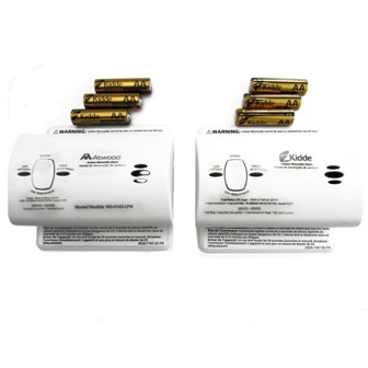 Alarm - CO - w/Non Digital Display - New Ceiling Mount - w/Battery