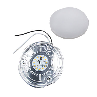 LIGHT, 4.5" LED, WARM WHITE, 12V, ROUND, SURFACE M