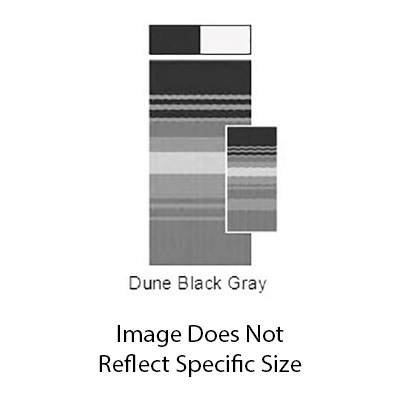 Awning - 13' - Double Sided - Dune Black/Gray - Electric - LED Lights