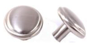 Door - Knob - 29mm x 24mm - Brushed Nickel