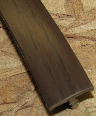 Trim - T-Mold - 9/16" - Double Lip - Villa Wood - 400'/rl