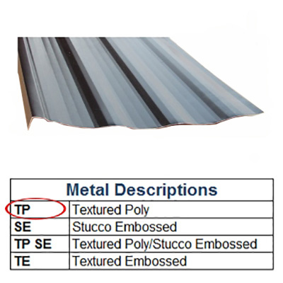 Siding - 030 - 7" x 310" - AM - Black - Mesa - TP