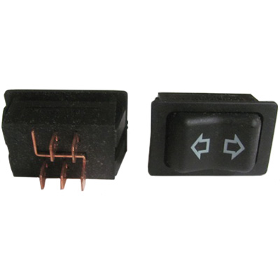 Switch - 12V - Slideout - DPDT - Black - Sigma - 005W-15-761W