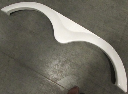 Fender - Skirt - 100" Gauge - OB SY - White (Paintable) AWCK