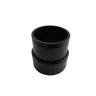 Fitting - Poly - 3" - Barb Coupler - Black