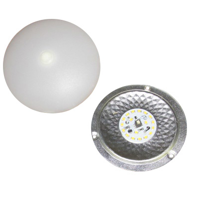 LIGHT,CEILING LED 4.50 DIAMETER SURFACE MOUNT 3000K WITH HARD SWITCH AND PLASTIC TWIST ON LENS