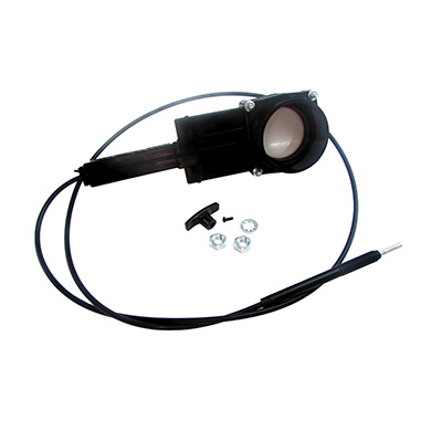 Bristol 3" HxSPT Termination Valve w/72" Cable Pull Handle