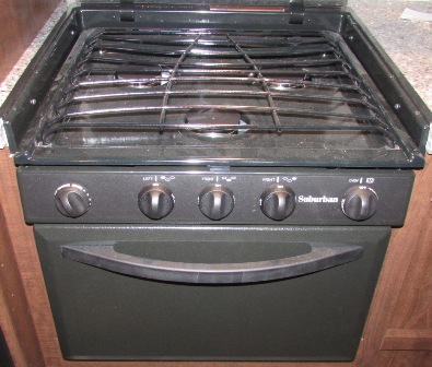 Range - 17" - Black Top/Door - Range/Oven - Piezo - 4 Pack - SRNA3SBBE