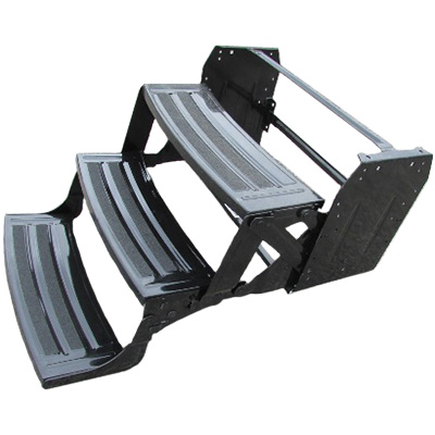 Step - Triple - 24" - 9" Drop - Radius - w/Grit Tape - 12 or 18/Pallet