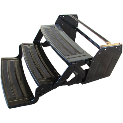 Step - Triple - 24" - 7" Drop - Radius - w/Grit Tape - 12 or 18/Pallet