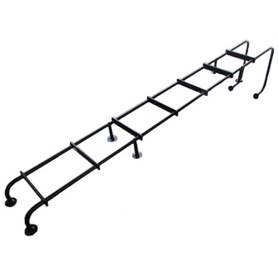 Ladder - 7 Step - RH - Oversized Pad - Black - Montana