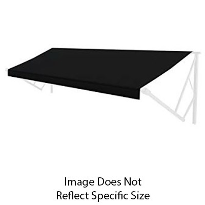 Awning - 16' - 3000 Series - Solera - Electric - Solid Black Vinyl - w/White Fabric LED