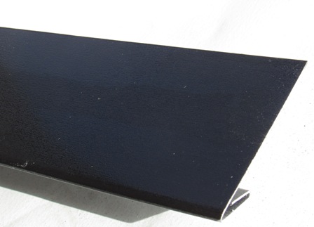 Trim - Metal - 030 x 4" x 168" - Belt Rail - Black TP