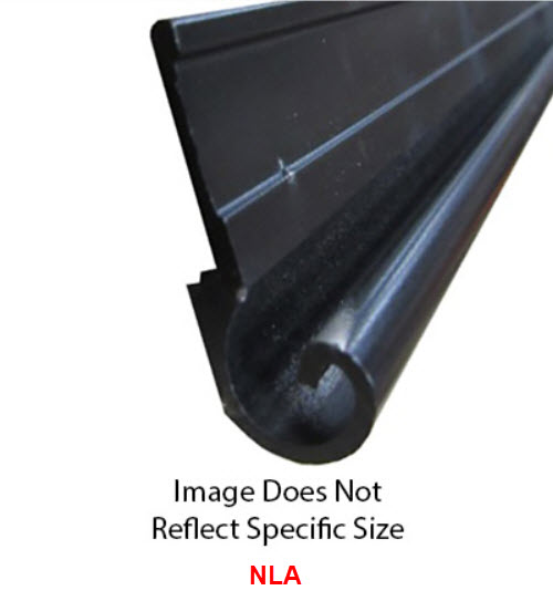 Trim - Outside Hinge - 144" - Black