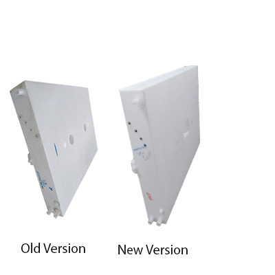 Tank - Fresh Water - 44 1/2" x 61" x 7" - White - Front