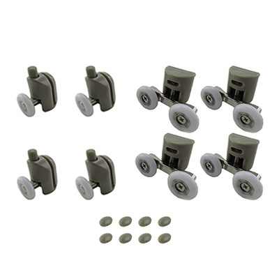 Shower - Roller Set - Curved - (4 Single w/4 Double Rollers)