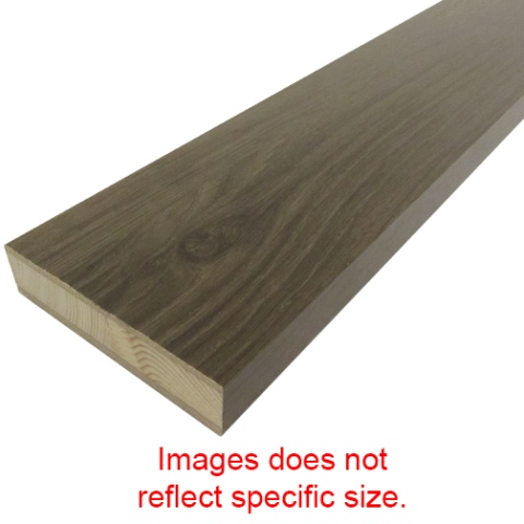 Stile - Square - 18mm x 3" x 96" - LC - w/MDF Face - Premier Oak