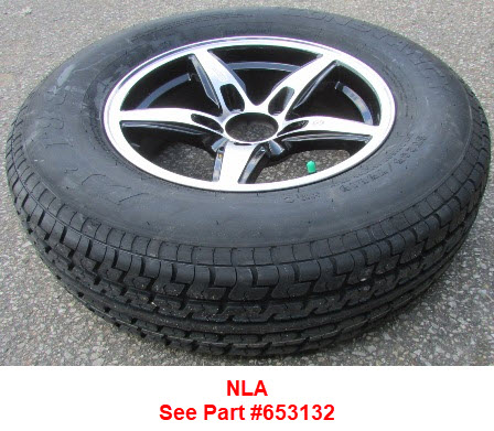 Tire - Constancy - ST205/75R15 LRC - 15" x 5" - 5H 4.5 - Black Bobcat Aluminum Wheel - Plant 3 Only