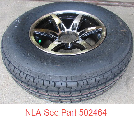 Tire - Constancy - ST225/75R15 LRD - 15" x 6" - 6H 5.5 - Black Bobcat Aluminum Wheel - Nitrogen - Plant 3 Only