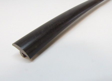 Trim - T-Mold - 45/64" - Bullnose - Ebony Recon II - 500'/Roll
