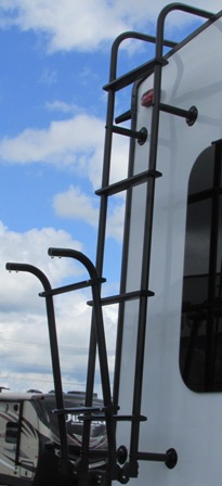 Ladder - 6 Step - Hinged - Black - KS159