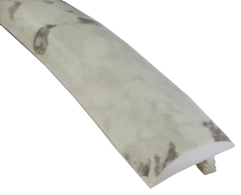 Trim - T-Mold - 45/64" - Bullnose - Calacatta Natural - 500'/rl