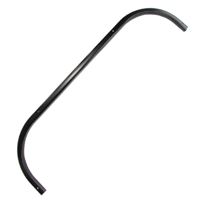 Entrance - Door - Drip Cap - 28" - Black Frame