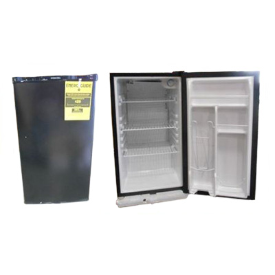 Refrigerator - 3.2 Cu Ft - 110V - RH - Black - w/Stainless Steel Trim - Everchill - BC-90RHH