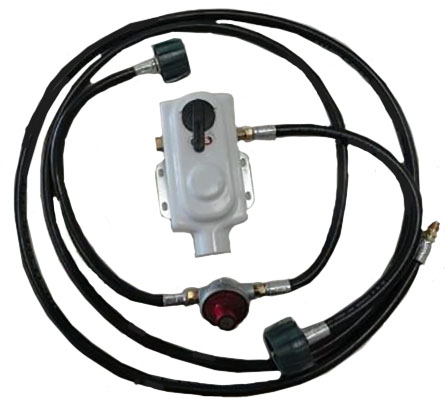 Regulator - LP Kit - 30# - 108" Crossover Hose - 18" Pigtail