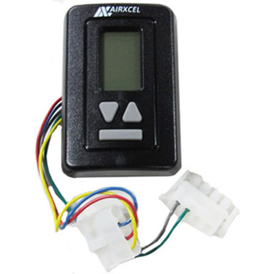 A/C - Thermostat - Digital - Cool Only - w/Plugs - Black