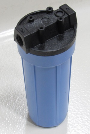Filter - Water - Slim Line - Canister - 10" Housing - Blue/Black - w/1/2" Ports - $200 Min Order