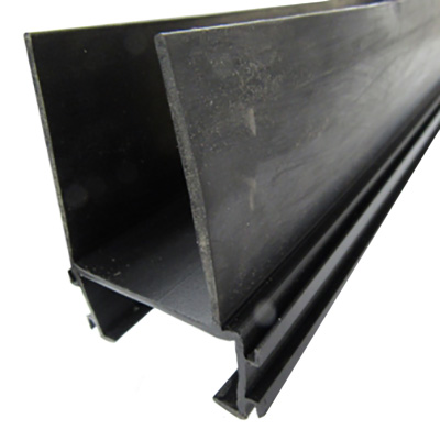 Seal - Co-Extruded - Double Wiper - For 2"+ Walls - 175" - Black