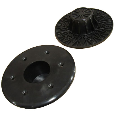 Table - Base - Recessed - Black - Plastic - 50/Ctn