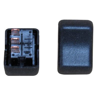 Switch - Rocker - 12V - On/On - SPDT - Black - A-T AH-SWI-02-5