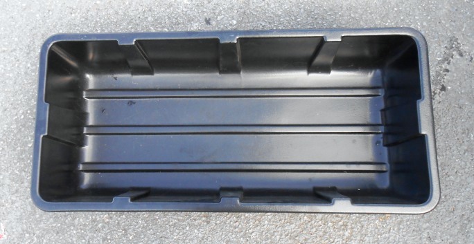 Box - Storage - 17" x 36" - Large - Plastic - ABS HC - Black