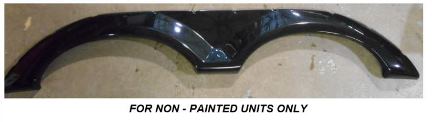 Fender - Tandem Fender Skirt ABS UV Smooth .090 Gauge-Black-76" x12 1/2"