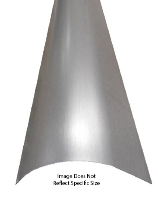 Trim - Metal - Roof - 024 x 9" x 120" - Radius