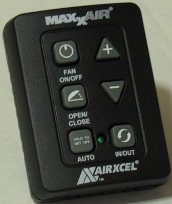 CONTROL,WALL 6 KEY BLACK
