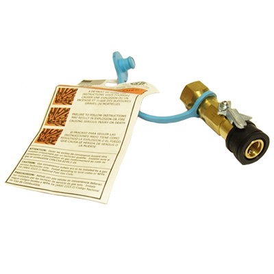 Fitting - LP - Quick Disconnect Coupler - 1/2" FPT - w/Plug