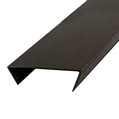 Trim - U-Channel - 2 7/8" x 8' - Antique Brown