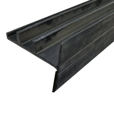 Seal - Co-Extruded - Black TPO/TPV - 3/4" Bottom Pan Seal - 192"