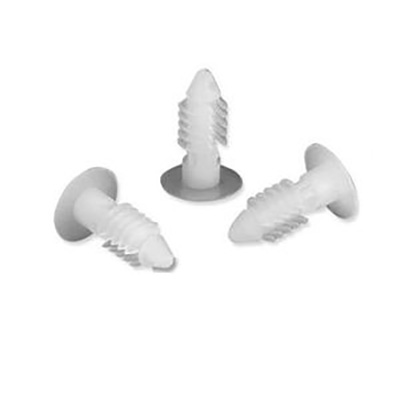 Shower - Rivet - 3/4" - Christmas Tree - Plastic - White