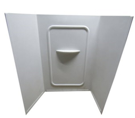 Tub - Surround - 24" x 38" x 56" - White - Min Qty/20