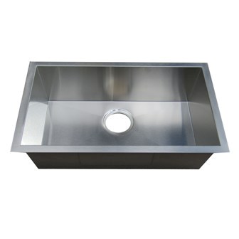 SINK, KITCHEN, STAINLESS STEEL, 25" X 15" X 7", SI