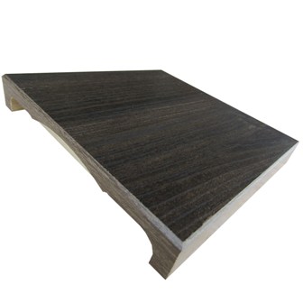 Trim - Corner Block - CTR - #526A - 1" x 7" x 7" - Carb 2 - MDF - Vagabond Foil - Chamfer 4S - Syuri Cherry - G2S