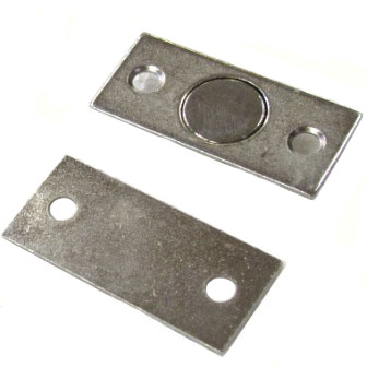 Latch - Pocket Door - 2 ps - Magnetic - 1/2"
