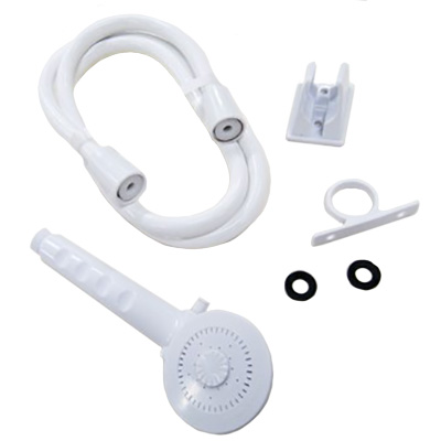 Shower - Head & Hose Set - White - 3202-OOW