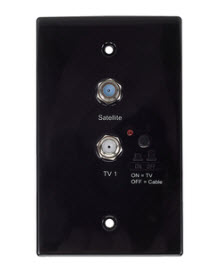 Antenna - Wall Plate Only - For RVTV-B - Black