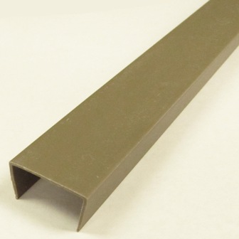Trim - U-Channel - 3/4" x 8' - 6035-PP Cherry - Passport Cherry