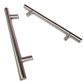 Door - Pull - 128MM - Satin Nickel - Carbon